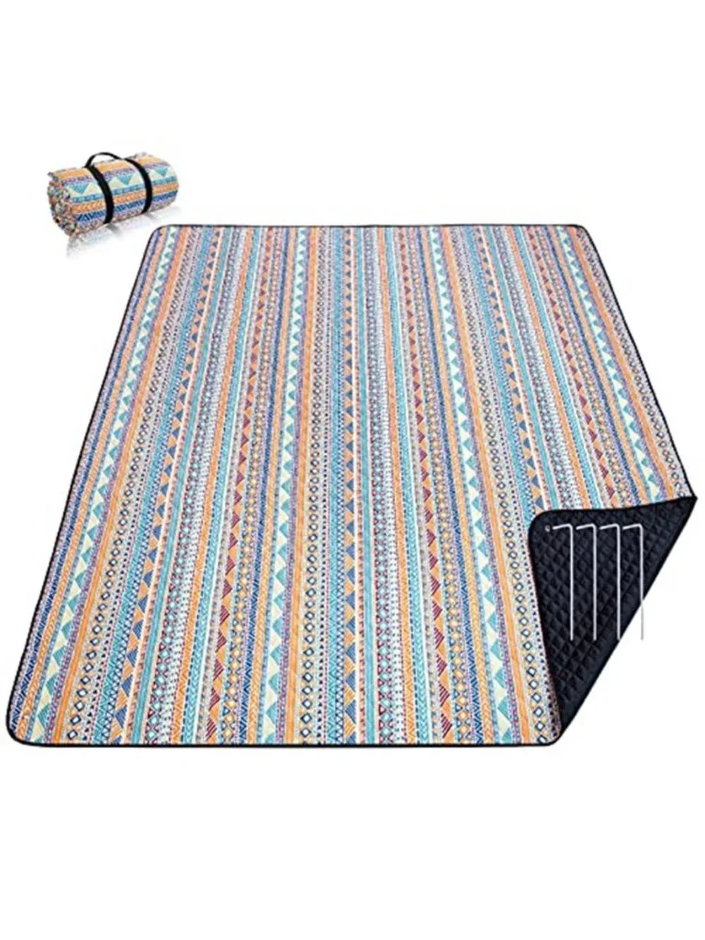 Extra Large Waterproof Picnic Blanket Beach Camping Outdoor Mat Foldable Fleece